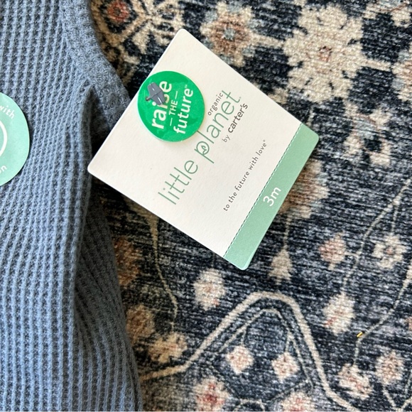 Carter’s Little Planet Waffle Two-Piece Set - NEW! - Picture 2 of 6